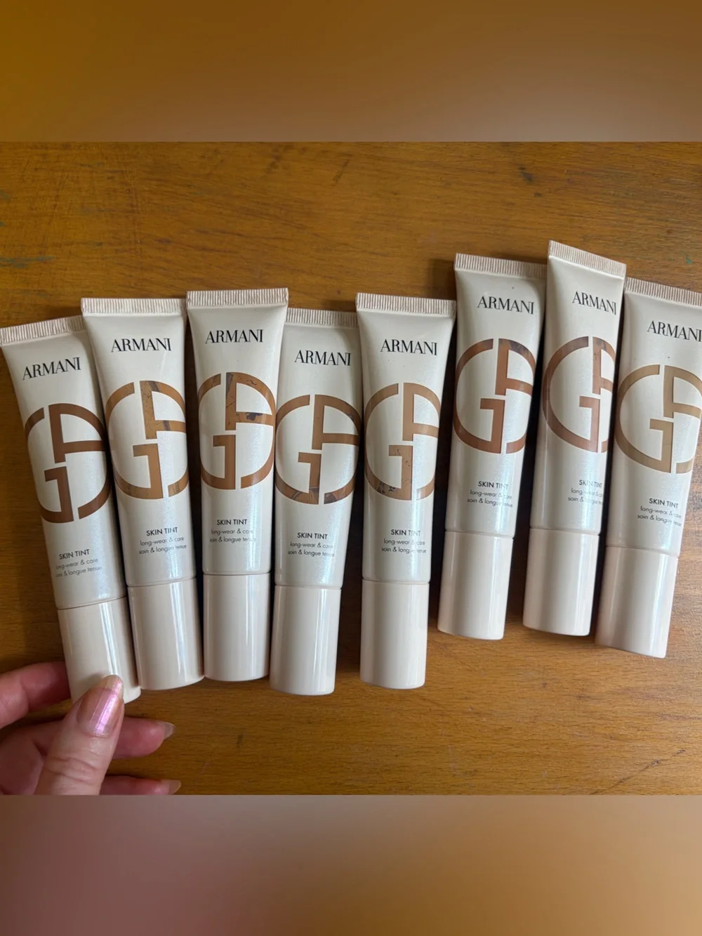 Giorgio Armani sheer skin